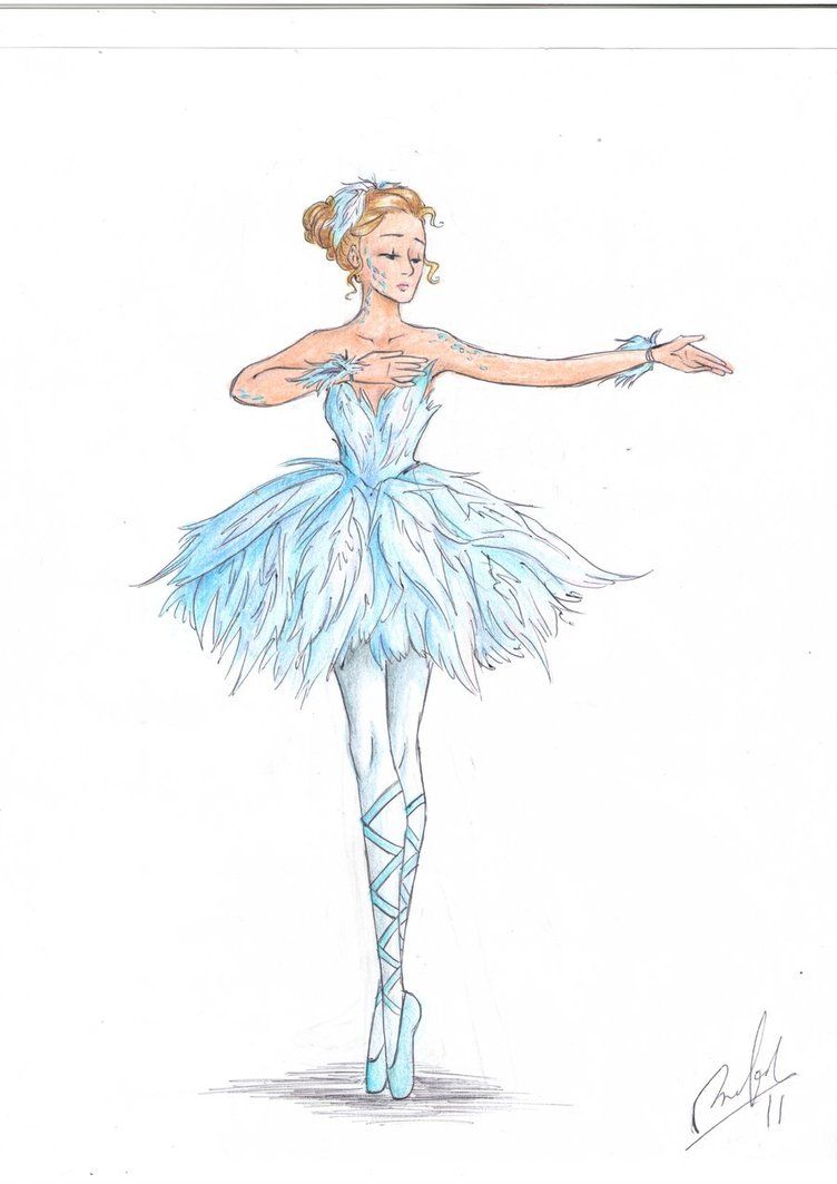 752x1063 Swan Lake - Swan Lake Drawing