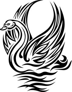 236x302 Best Tribal Swan Tattoo Images Swan Tattoo, New Tattoos, Swans - Swan Tattoo Drawing