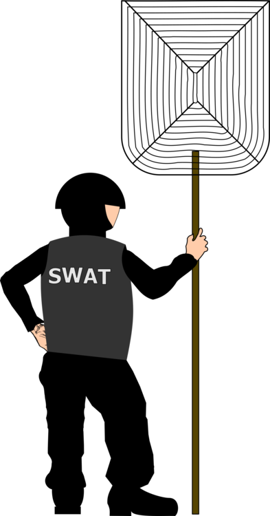 393x750 Swat Police Officer Drawing Art Cc0 - Swat Drawing