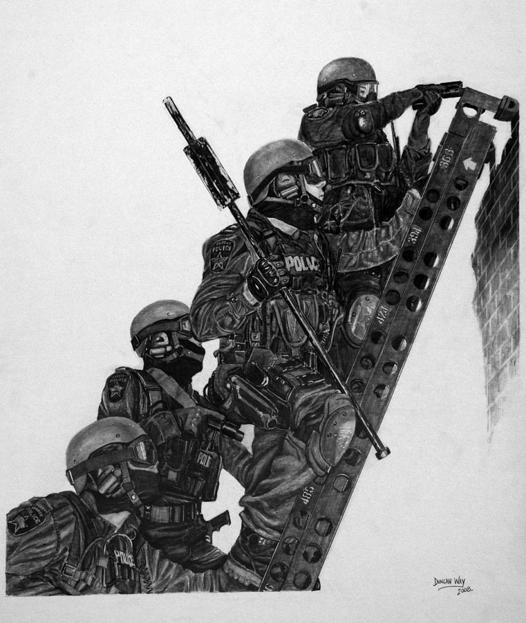 761x900 Swat Drawings Fine Art America - Swat Drawing