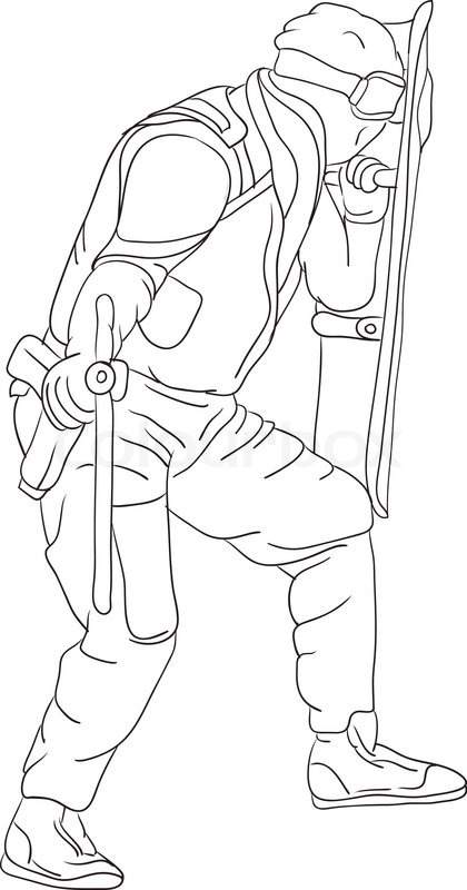 420x800 Vector - Swat Drawing