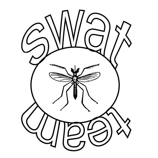 550x549 mosquito swat team posters - Swat Team Drawing