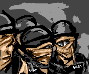 300x250 mummified swat team drawing - Swat Team Drawing