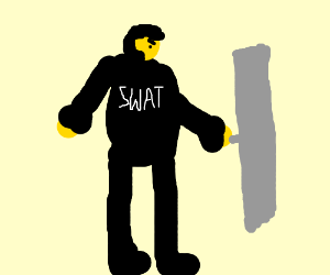 300x250 the swat team going in drawing - Swat Team Drawing