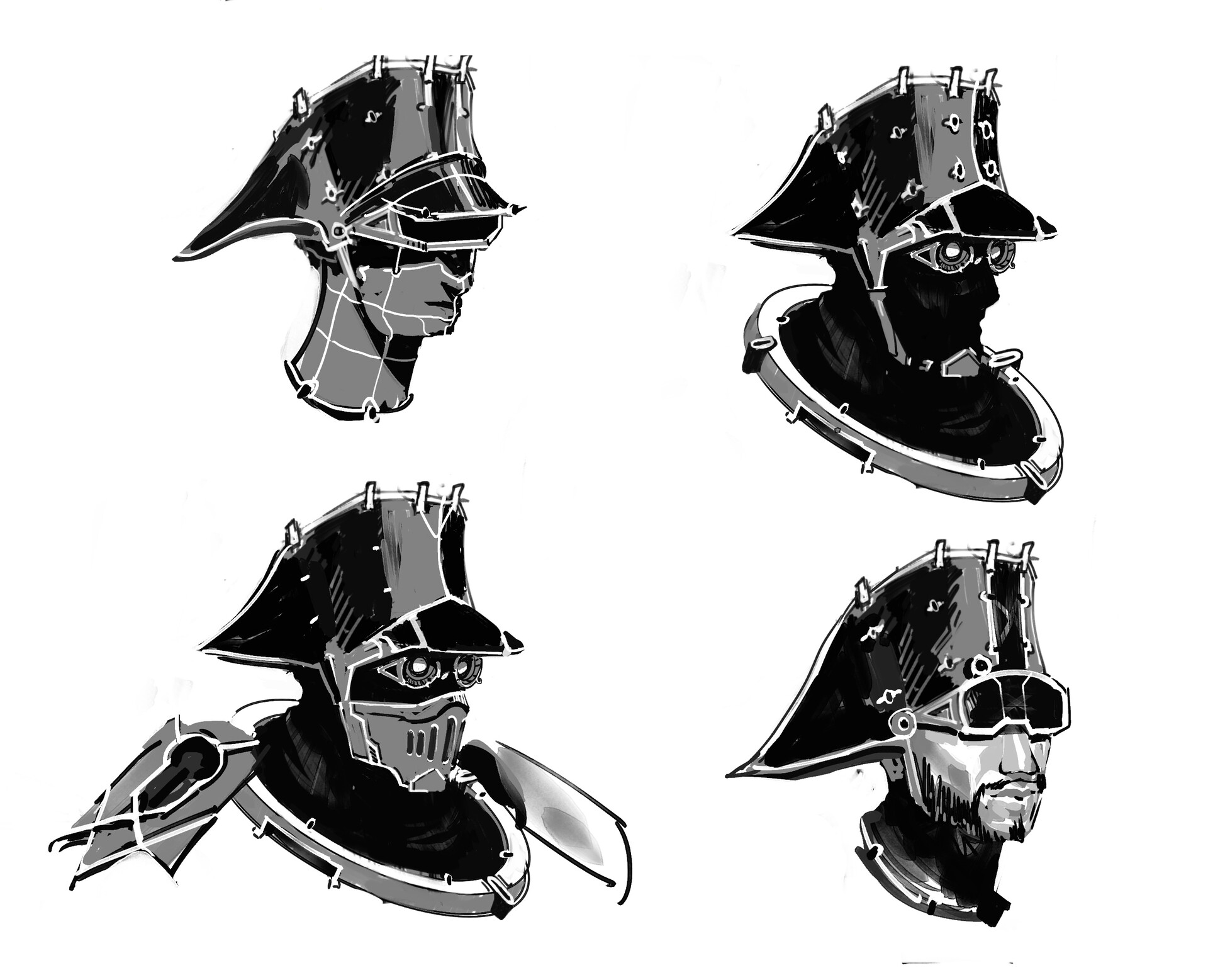 1920x1557 Efflam Mercier - Swat Team Drawing