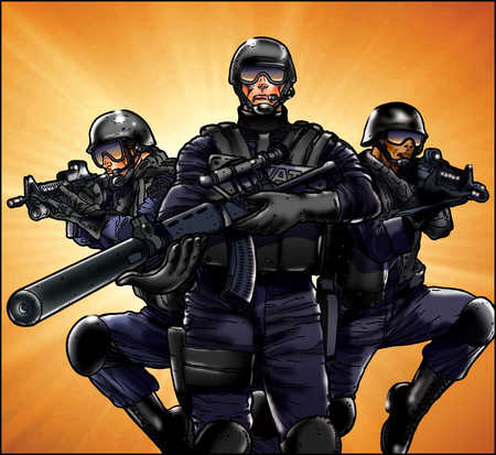 450x413 images swat team uniform drawing - Swat Team Drawing