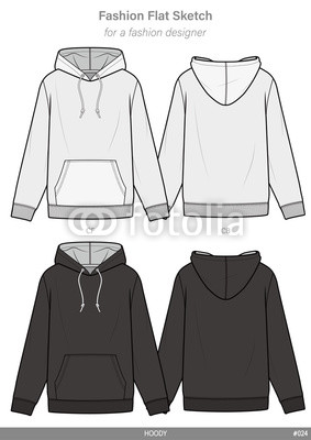 283x400 hoody fashion flat technical drawing template buy photos ap - Sweater Technical Drawing