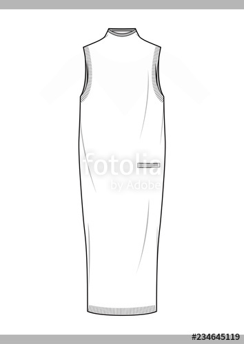 354x500 sweater top fashion technical drawings flat sketches vector - Sweater Technical Drawing