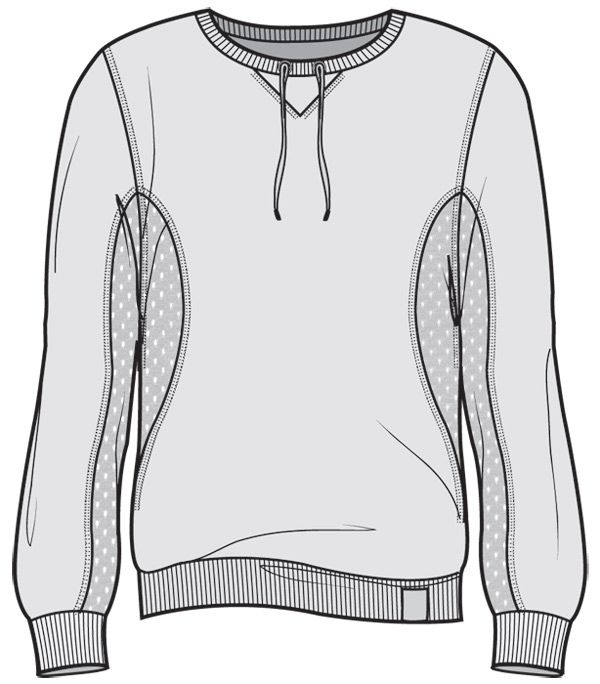 600x684 Turtleneck Drawing Jumper For Free Download - Sweater Technical Drawing