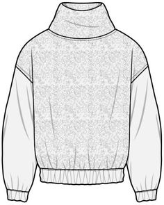 236x295 Best Sj Images In Fashion Drawings - Sweater Technical Drawing