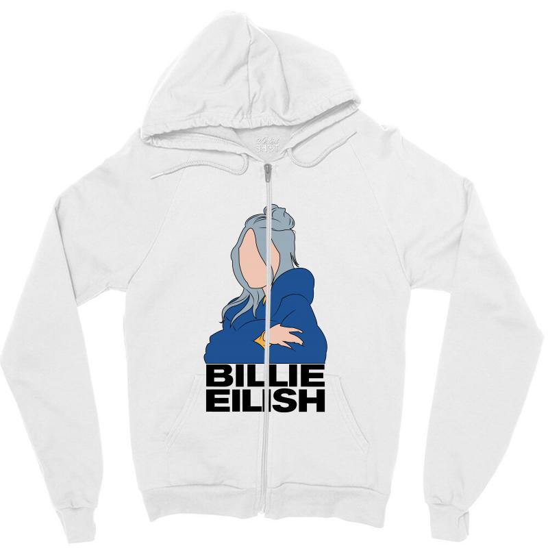 800x800 custom billie eilish drawing for light zipper hoodie - Sweatshirt Drawing