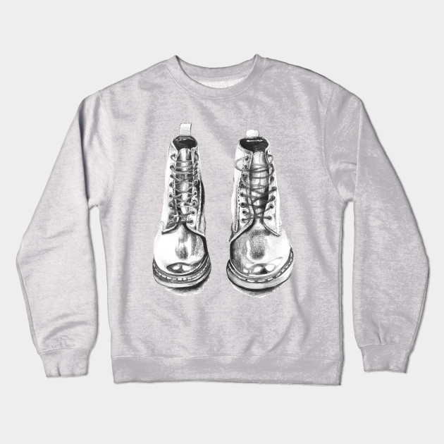 630x630 doc martens pencil drawing - Sweatshirt Drawing