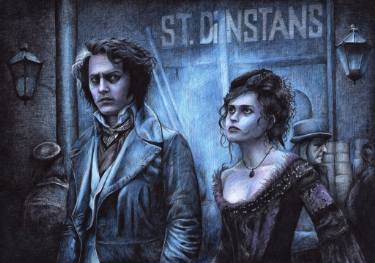 375x263 Sweeney Todd Drawing - Sweeney Todd Drawing