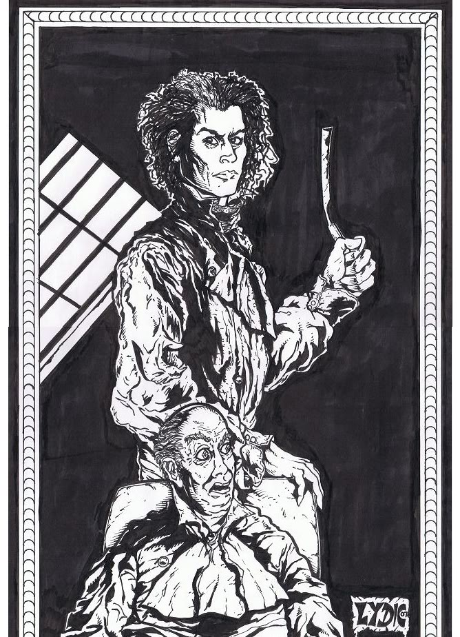 668x924 Sweeney Todd Drawing - Sweeney Todd Drawing