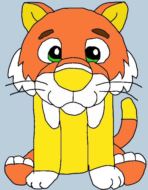 495x634 webkinz sweet corn tiger drawing - Sweet Corn Drawing