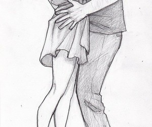 300x250 images about drawing and sweet couples on we heart it see - Sweet Couple Drawing