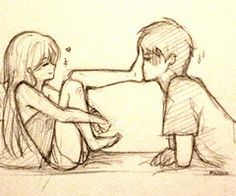 236x196 Collection Of 'cute Couple Drawing Tumblr' Download More Than - Sweet Couple Drawing