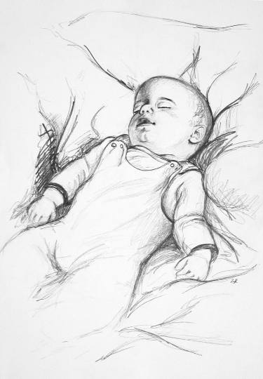 375x540 sweet dreams baby drawing - Sweet Drawings
