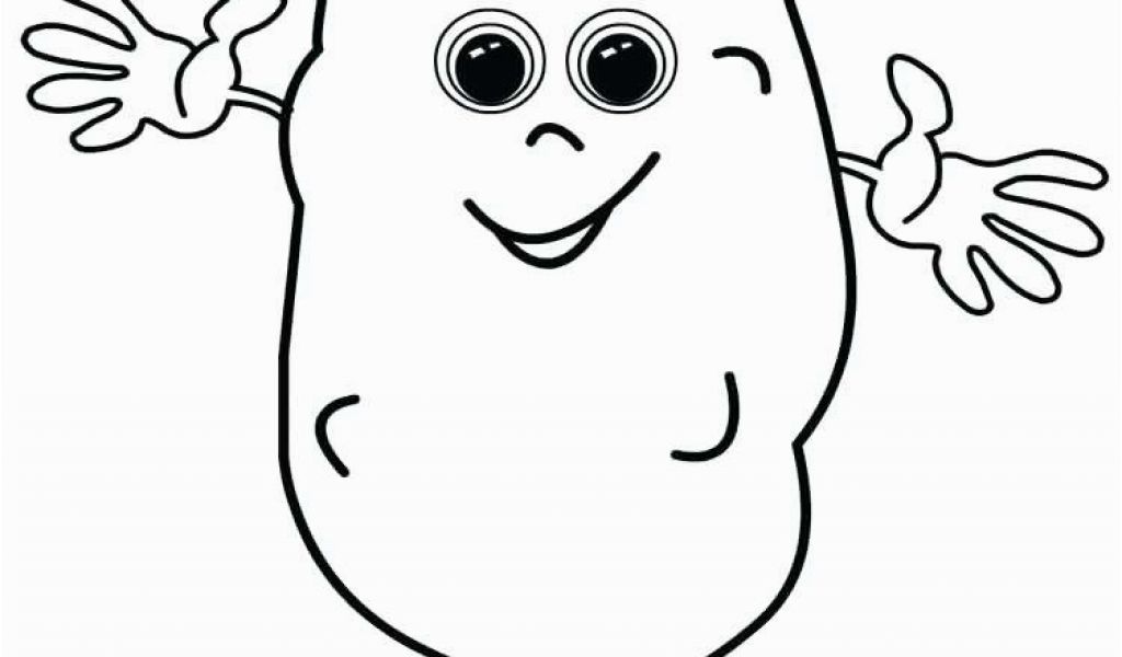 1024x600 sweet potato coloring - Sweet Potato Drawing