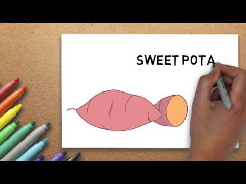 480x360 sweet potato drawing how to draw a sweet potato massive - Sweet Potato Drawing