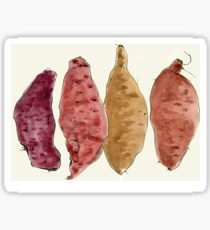 210x230 sweet potato drawing stickers redbubble - Sweet Potato Drawing