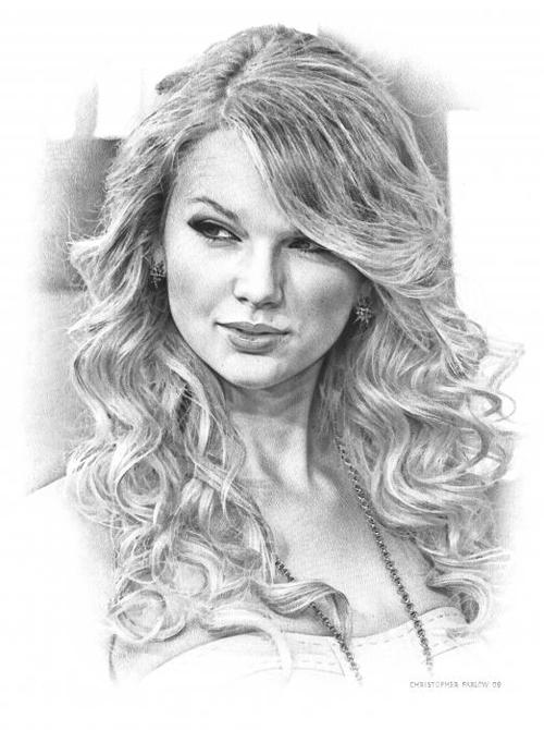 500x670 drawing of taylor swift drawing - Swift Drawing