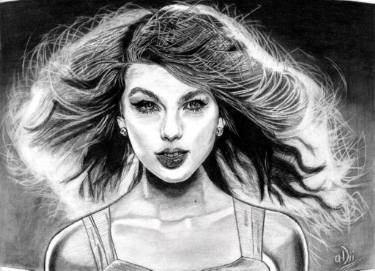 375x271 taylor swift's portrait drawing - Swift Drawing