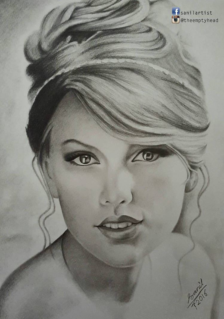 749x1068 Pencil Drawing Of Taylor Swift - Swift Drawing