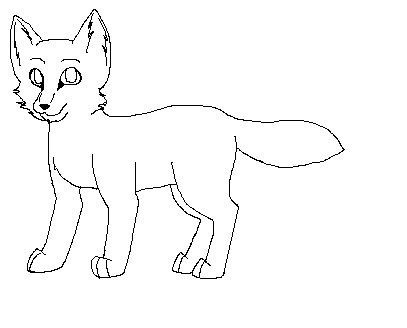 407x328 Swift Fox Drawing - Swift Fox Drawing