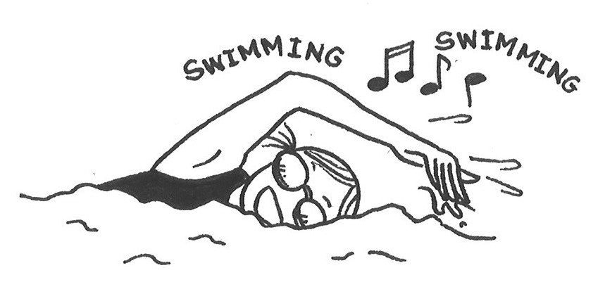 Swimming Drawing Pictures