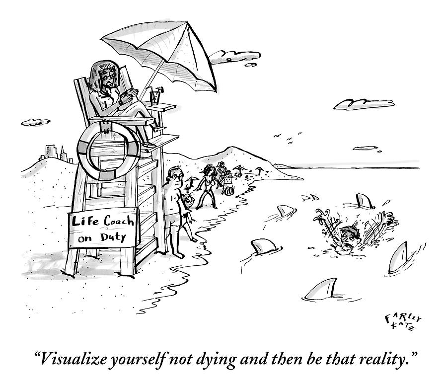 900x783 a man is surrounded - Swimming Drawing Pictures