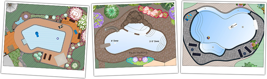 889x264 Swimming Pool Design Software - Swimming Pool Drawing