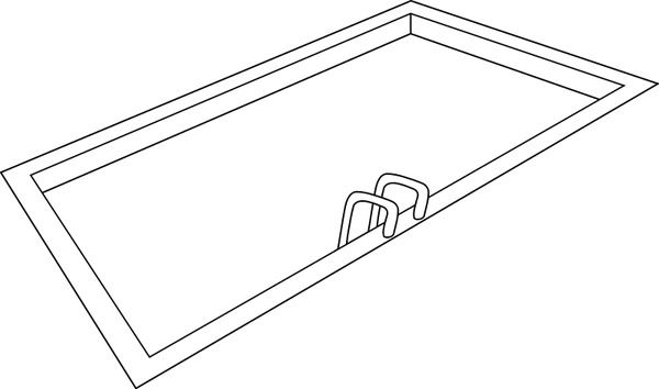 600x354 Swimming Pool Free Vector In Open Office Drawing - Swimming Pool Drawing