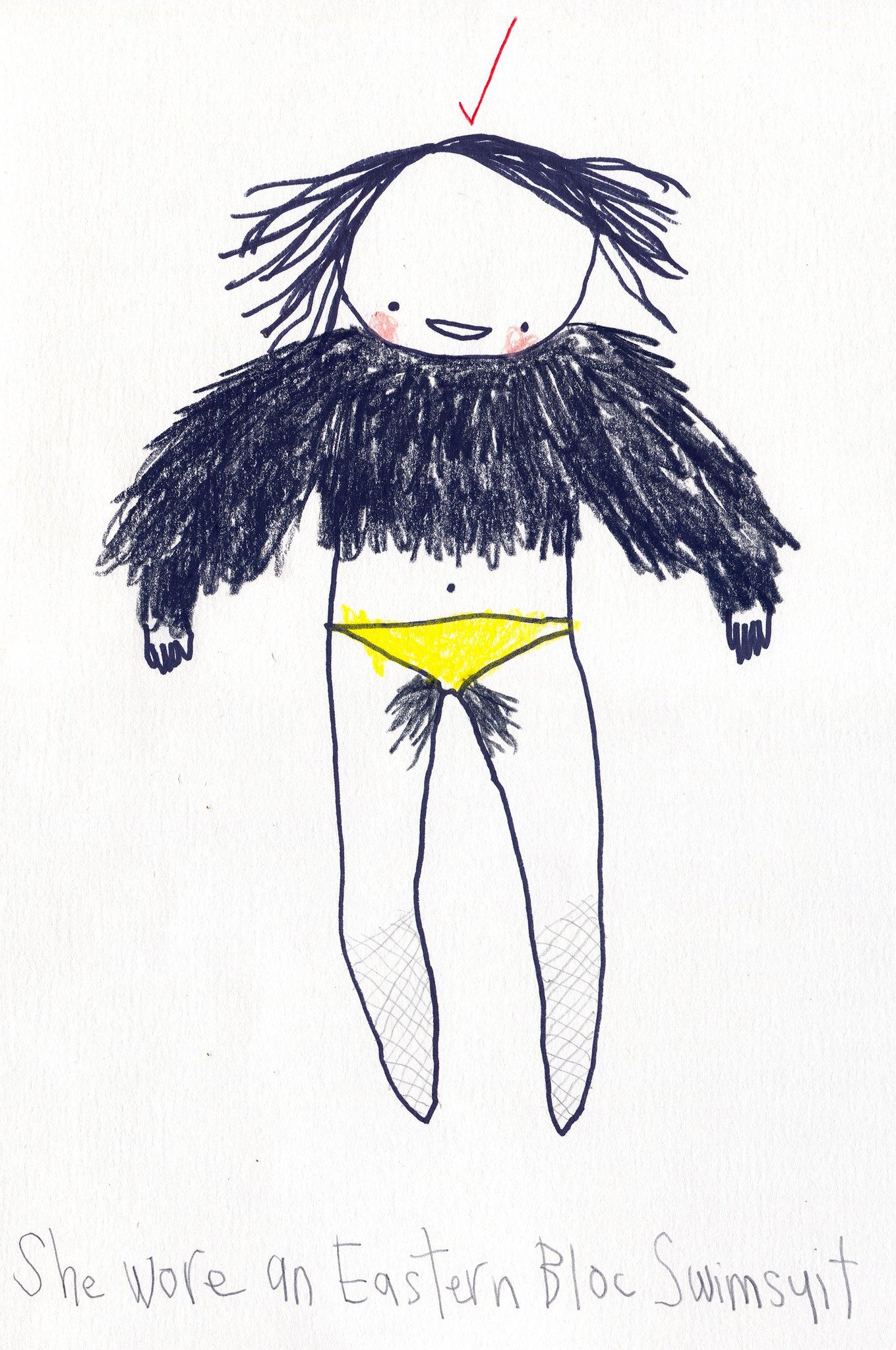 1359x2048 she wore an eastern bloc swimsuit - Swimsuit Drawing