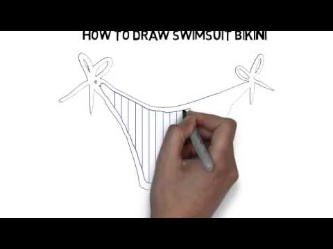 480x360 how to draw swimsuit bikini - Swimwear Drawing