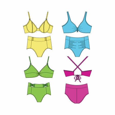 Swimwear Drawing at PaintingValley.com | Explore collection of Swimwear ...