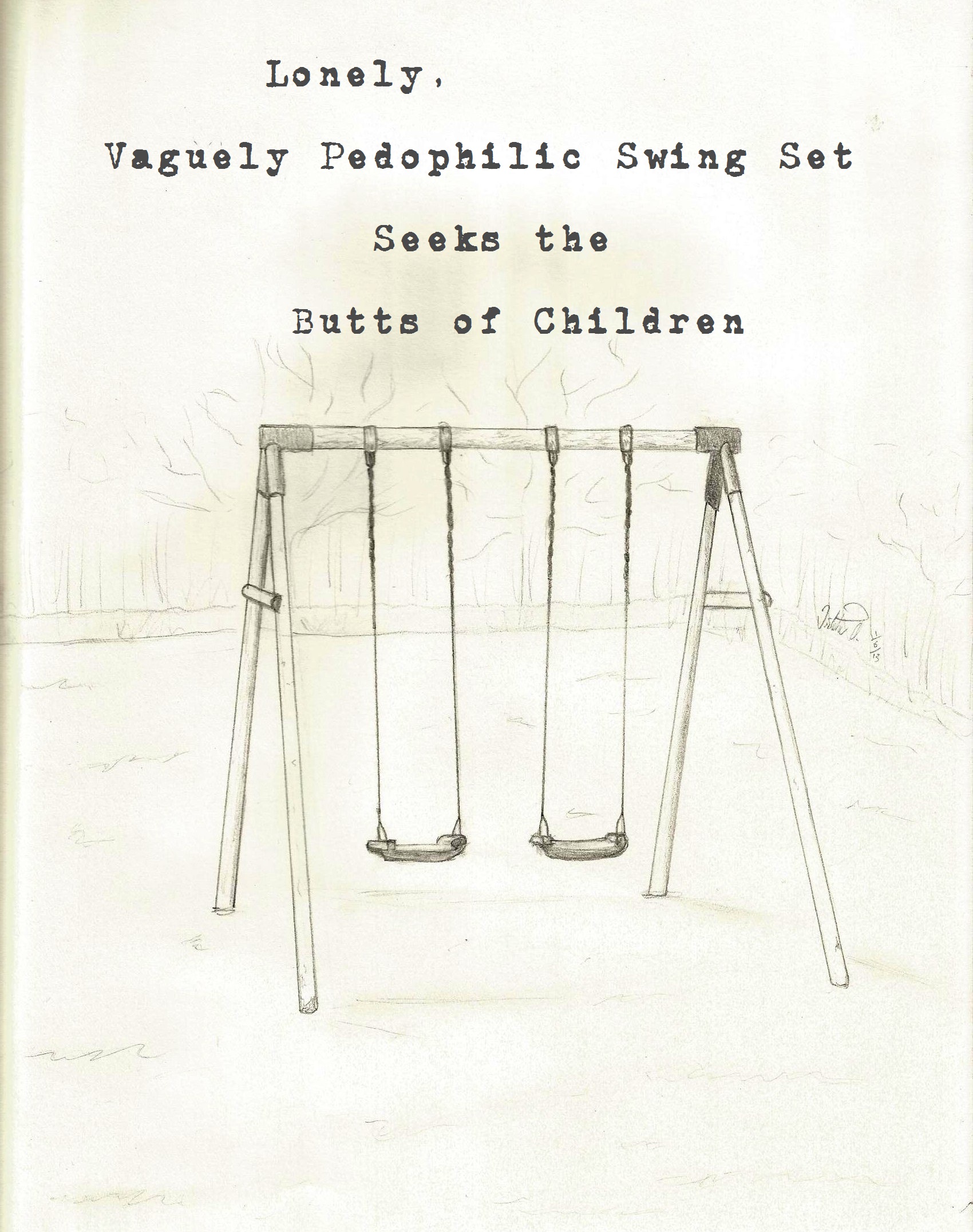 1700x2152 swing set drawing tumblr gtgt - Swing Set Drawing