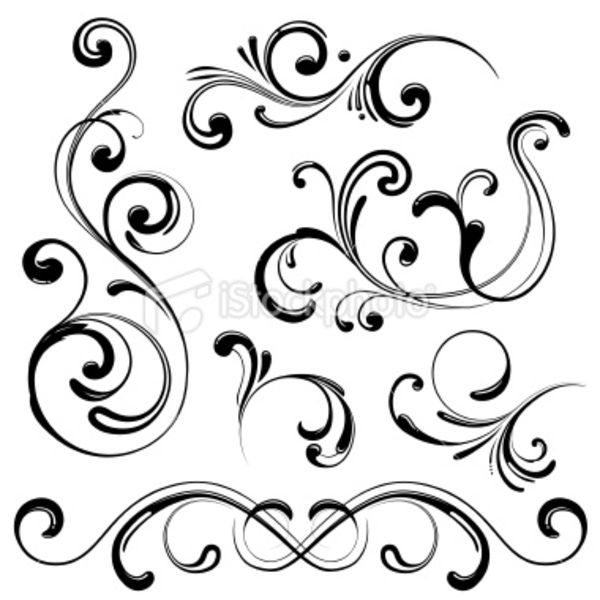 600x600 Collection Of Free Pretty Drawing Design Download On Ui Ex - Swirl Drawing