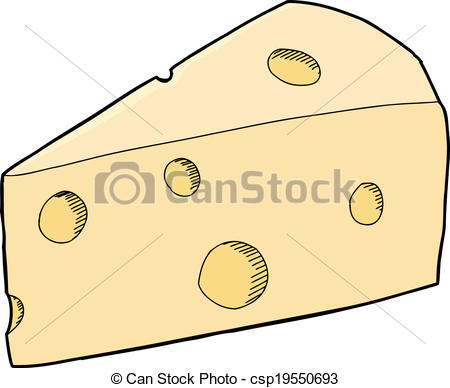 450x388 Chunk Of Swiss Cheese Single Chunk Of Cheese With Holes On White - Swiss Cheese Drawing