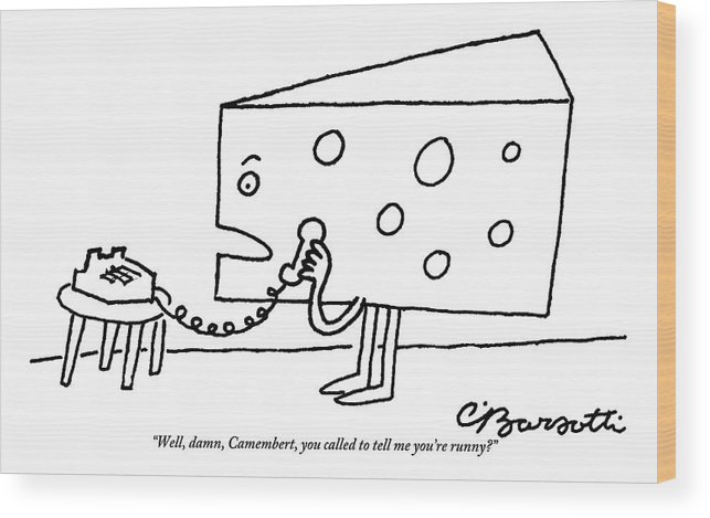 643x469 A Large Piece Of Swiss Cheese Talks Wood Print - Swiss Cheese Drawing