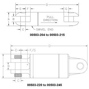 300x300 dub lite type clevisclevis swivels - Swivel Drawing