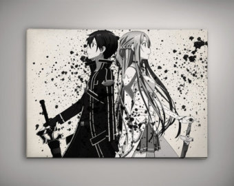 340x270 sword art online etsy - Sword Art Online Drawing
