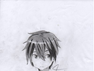400x300 how to draw kirito from sword art online - Sword Art Online Kirito Drawing