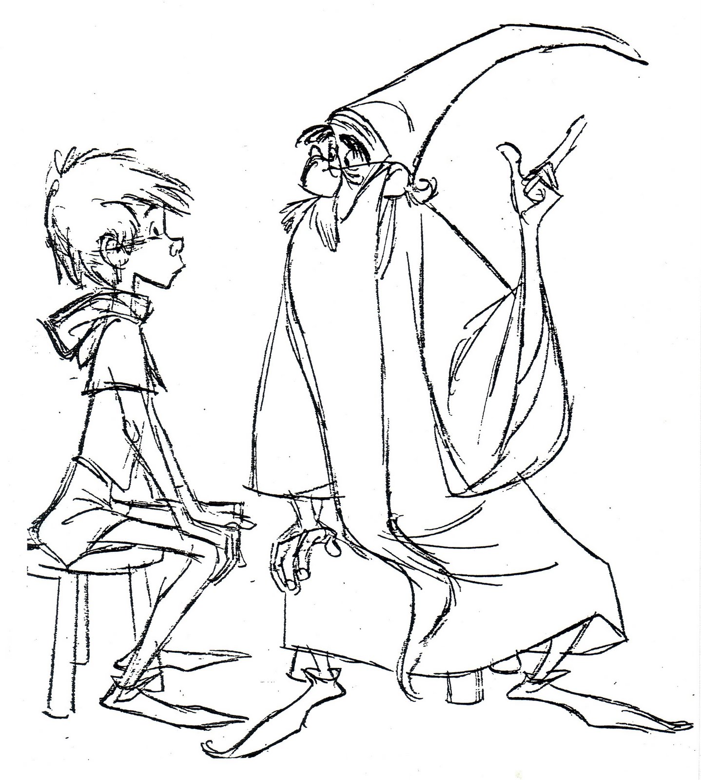 1438x1600 Living Lines Library The Sword In The Stone - Sword In The Stone Drawing