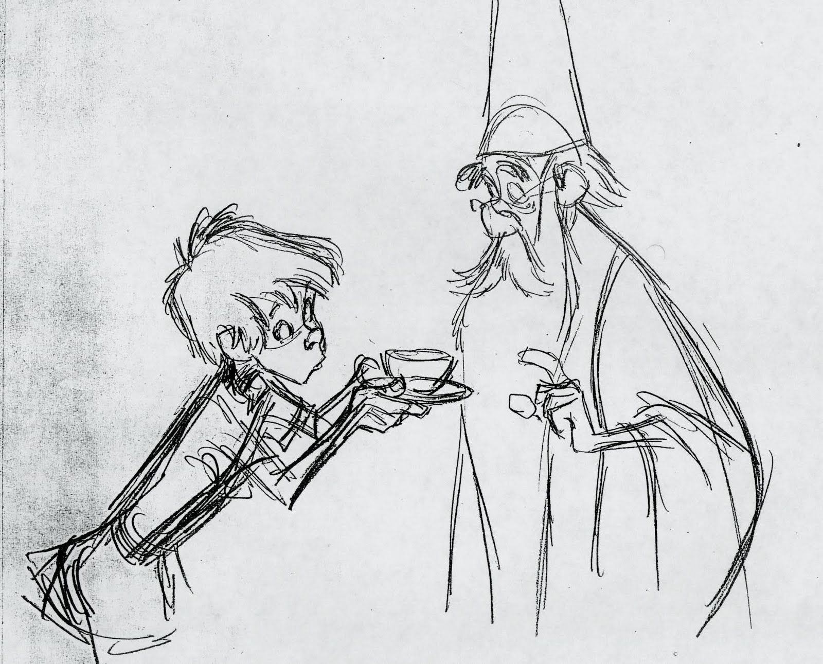 1600x1291 Drawing - Sword In The Stone Drawing