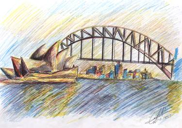 375x265 just another sunset in sydney drawing - Sydney Drawing