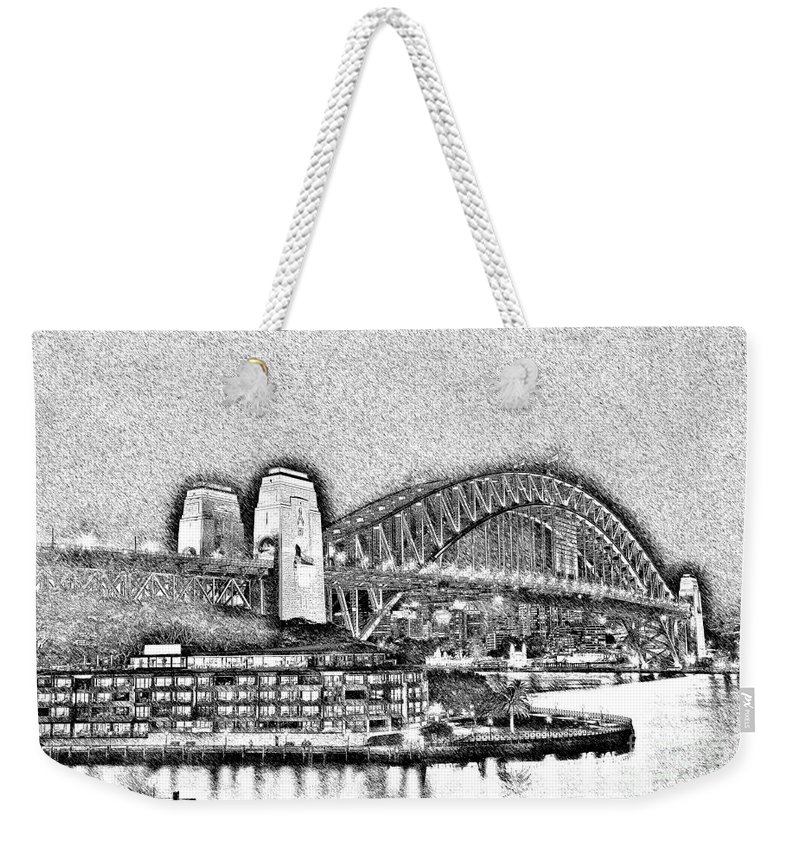 800x845 sydney harbour bridge pencil sketch - Sydney Harbour Bridge Drawing