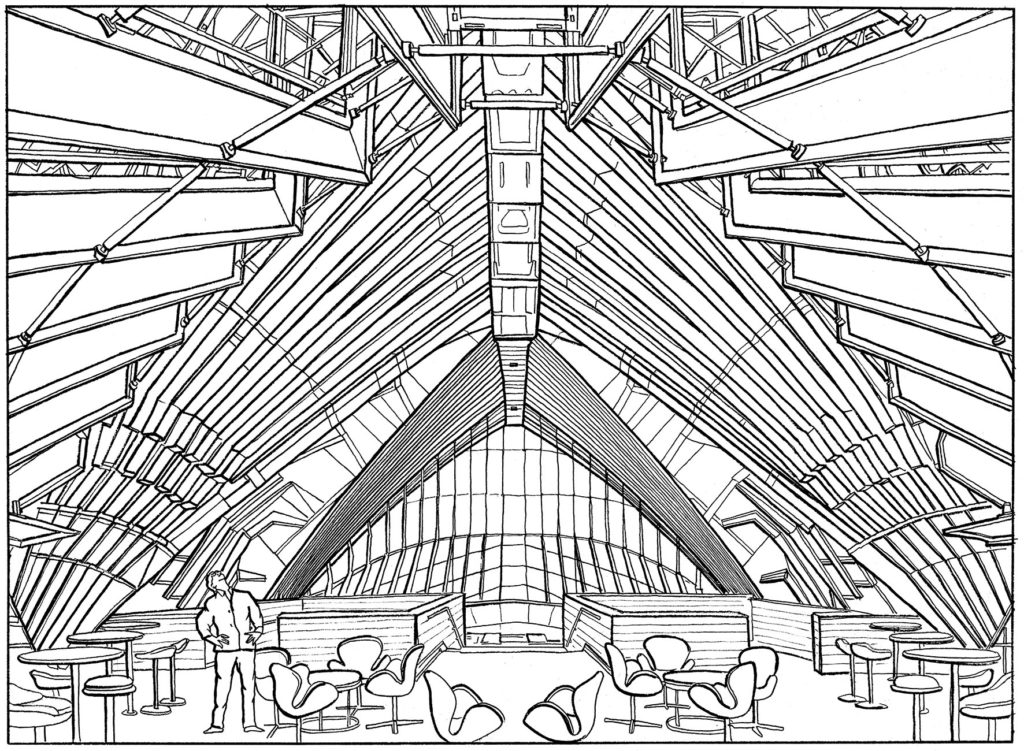 1024x751 sydney opera house - Sydney Opera House Drawing