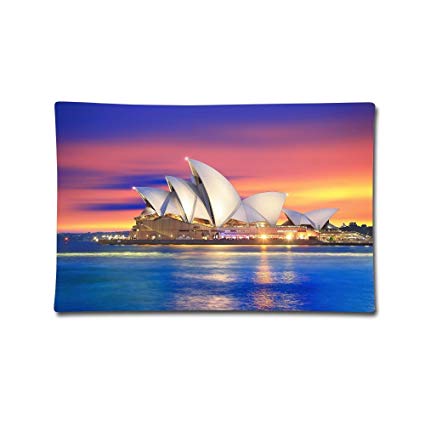 425x425 mr roadman sydney opera house drawing art pillowcase - Sydney Opera House Drawing