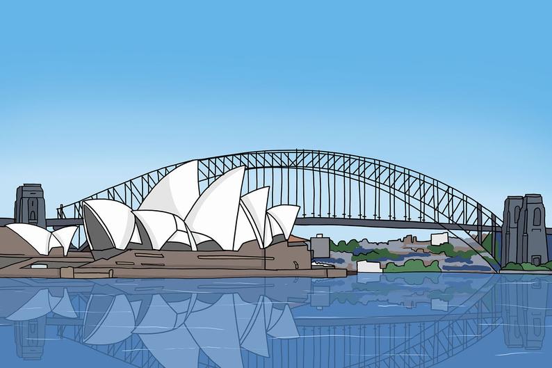 Sydney Opera House Drawing at Explore collection